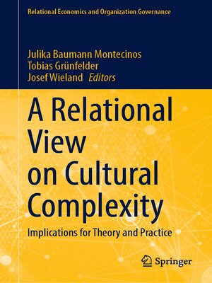 cover image of A Relational View on Cultural Complexity